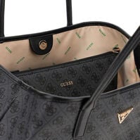 Bolso Tote Eco Victoria Negro Estampado   Bolso Tote Eco Victoria Negro Estampado   2